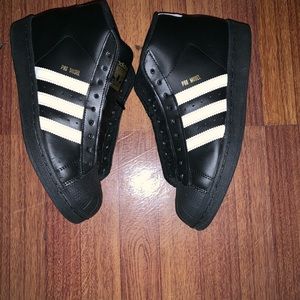 Black and White Adidas sneaker